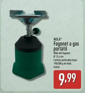 Nola - Fogonet A Gas Portatil