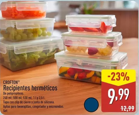 Crofton - Recipientes Herméticos