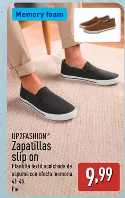 Up2fashion - Zapatillas Slip On