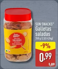 Sun Snacks - Galletas Saladas