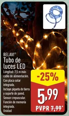 Belavi - Tubo De Luces LED