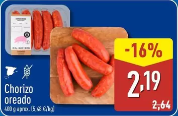 Chorizo Oreado