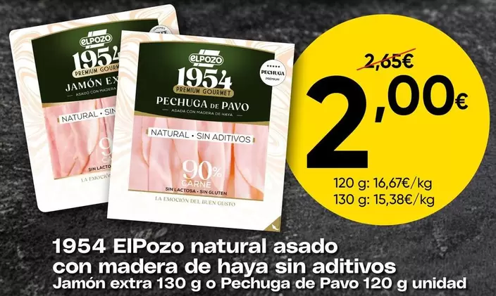 elpozo - Elpozo Natural Asado Con Madera De Haya Sin Aditivos