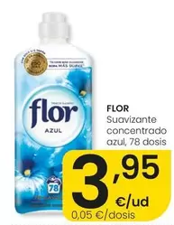 Flor - Suavizante Concentrado Azul