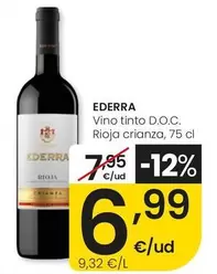 Ederra - Vino Tinto D.O.C. Rioja Crianza