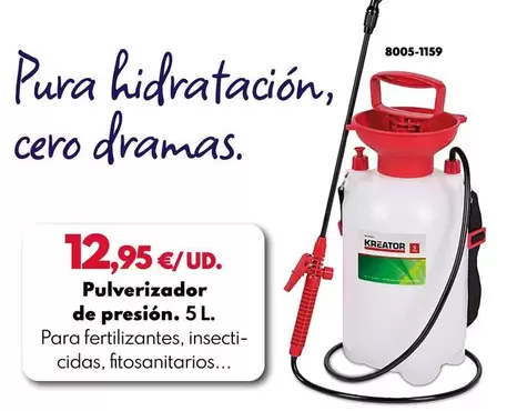 Kreator - Pulverizador De Presión. 5 L.
