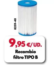 Recambio Filtro Tipo B