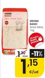 Eroski Basic - Arroz Extra