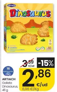 Artiach - Galleta Dinosaurus