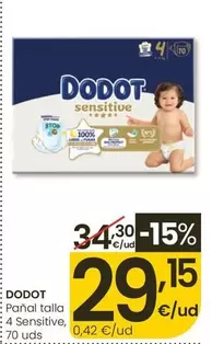 Dodot - Panal Talla 4 Sensitive