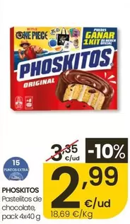Phoskitos - Pastelitos De Chocolate