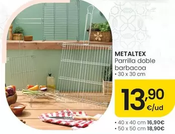 Metaltex - Parrilla Doble Barbacoa