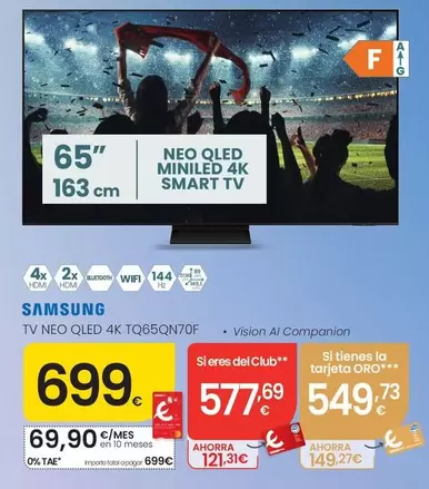 Samsung - TV NEO QLED 4K TQ65QN70F