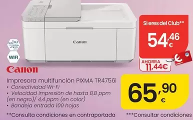 Canon - Impresora Multifunción PIXMA TR4756i