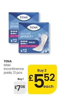 Tena - Maxi Incontinence Pads