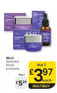 Belle - Selected Facial Products