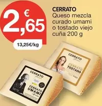 Cerrato - Queso Mezcla Curado Umami O Tostado Viejo Cuna