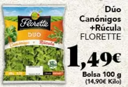 Florette - Dúo Canónigos +Rúcula