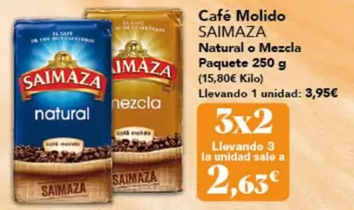Saimaza - Café Molido Natural O Mezcla Paquete