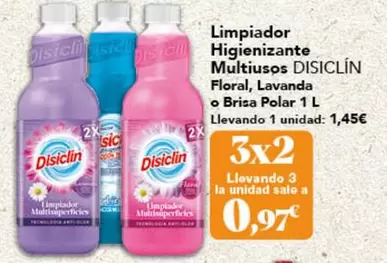 Disiclin - Limpiador Higienizante Multiusos Floral