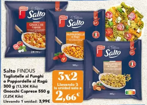 Findus - Salto Tagliatelle Al Funghi O Pappardelle Al Ragù