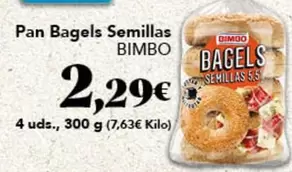 Bimbo - Pan Bagels Semillas