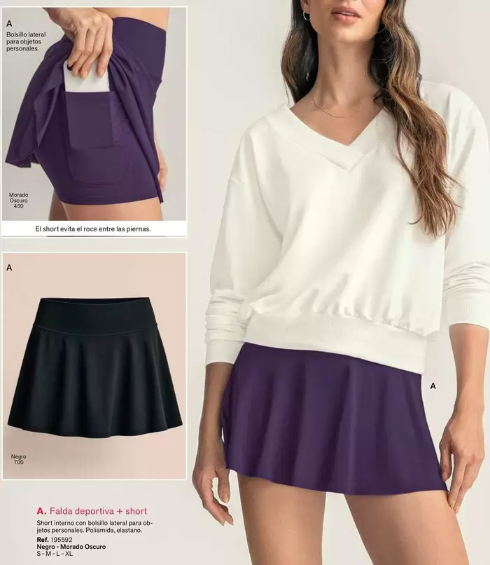 A. Falda Deportive + Ahort