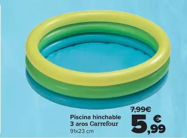Carrefour - Piscina Hinchable 3 Aros