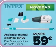 Intex - Aspirador Manual Electrico ZR100
