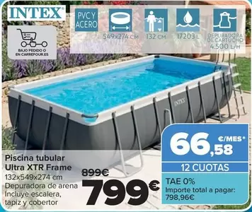 Intex - Piscina Tubular Ultra XTR Frame