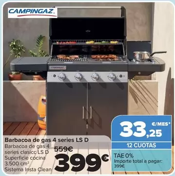 Campingaz - Barbacoa De Gas 4 Series LS D