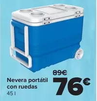 Nevera Portatil Con Ruedas