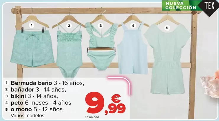 TEX - Bermuda Baño, Bañador, Bikini, Peto O Mono 