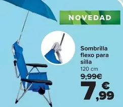 Sombrilla Flexo Para Silla