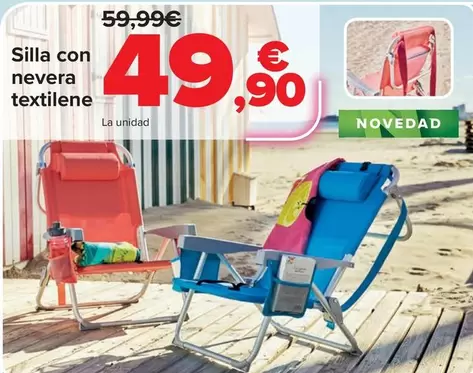 Silla Con Nevera Textilene