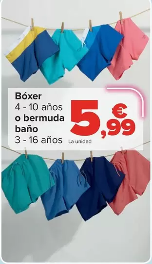Boxer O Bermuda Baño