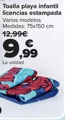 Marvel - Toalla Playa Infantil Licencias Estampada