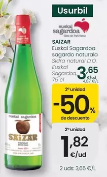 Saizar - Sidra Natural D.O. Euskal Sagardoa