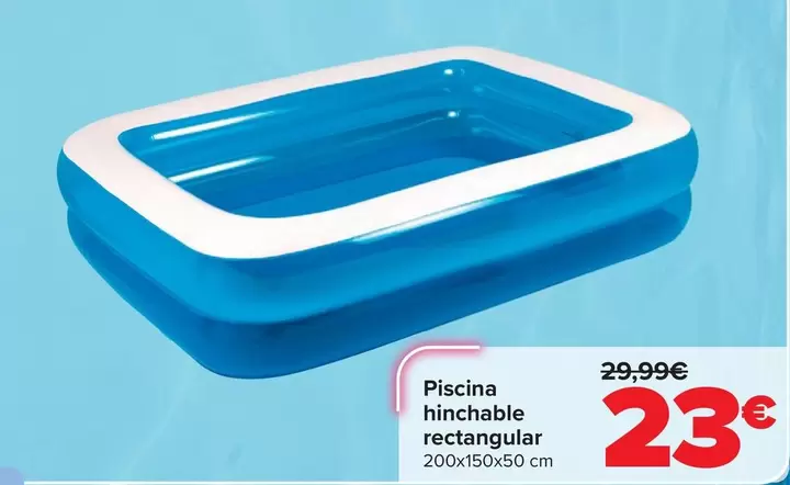 Piscina Hinchable Rectangular