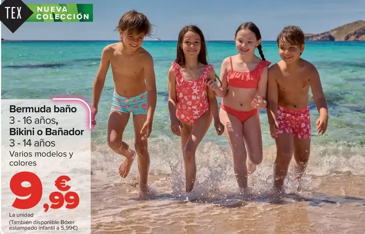 TEX - Bermuda Baño Bikini O Bañador