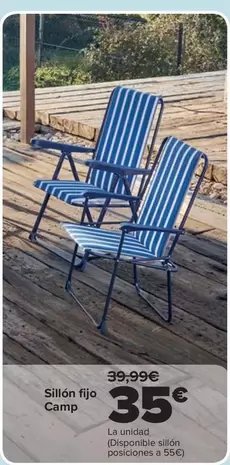 Sillón Fijo Camp