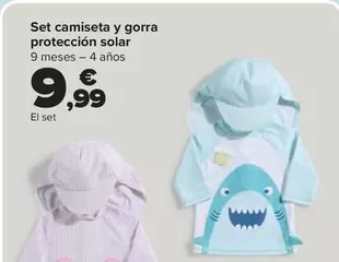 TEX - Set Camiseta Y Gorra Protección Solar
