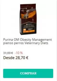 Purina - OM Obesity Management Pienso Perros Veterinary Diets