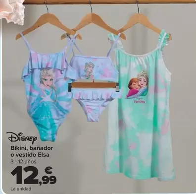 Disney - Bikini Bañador O Vestido Elsa