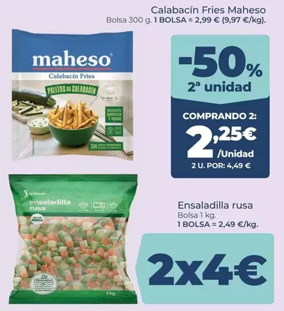 Maheso - Calabacín Fries