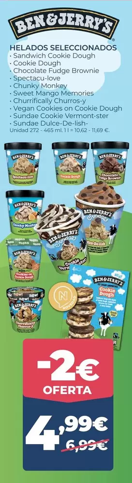 Ben & Jerry's - Helados Seleccionados