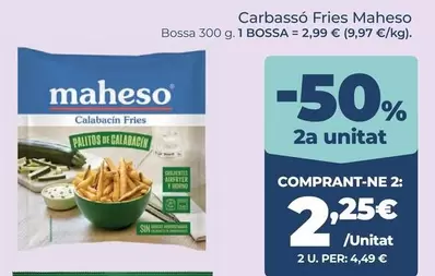 Maheso - Carbasso Fries
