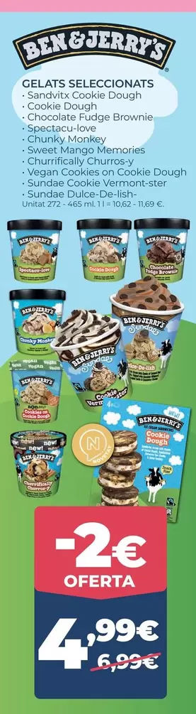 Ben & Jerry's - Gelats Seleccionats