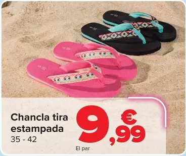Chancla Tira Estampada