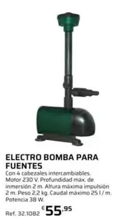 Electro Bomba Para Fuentes
